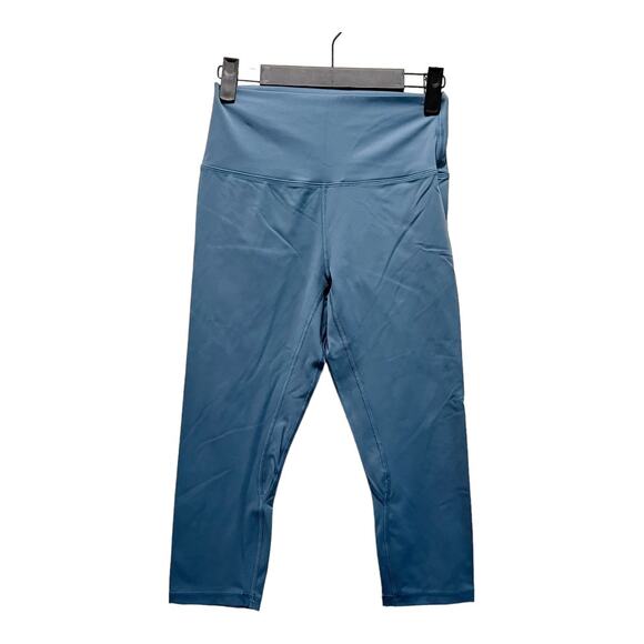 The 'Iwa Company Designed In Hawai'i Leggings Blue Hi-Rise Stretch Yoga Gym Sz L - Picture 1 of 6